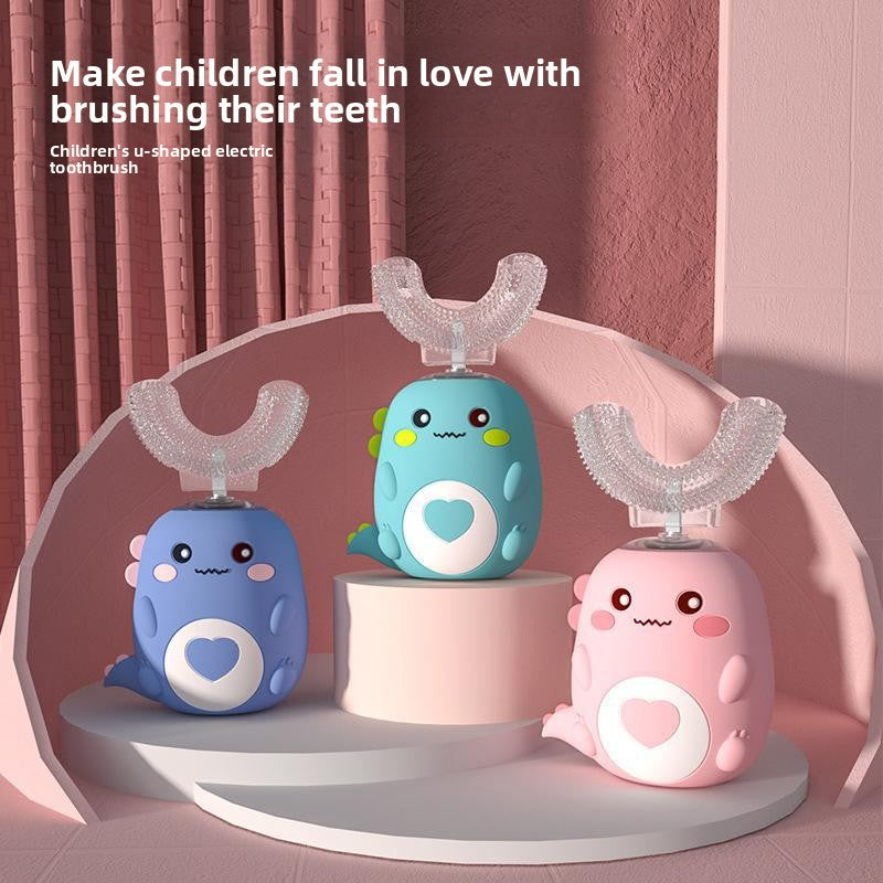 Brosse à dents électrique sonique en U pour enfants