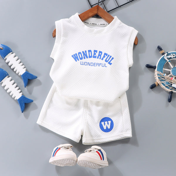 Sleeveless Vest & Shorts Set