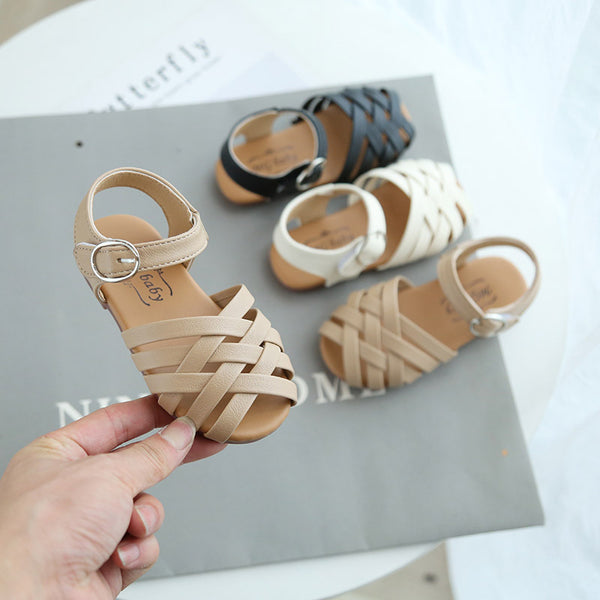Kids Buckle Toe Soft Sole  Sandals