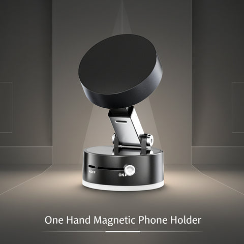 Hands-Free Foldable Magnetic Vacuum  Phone Holder