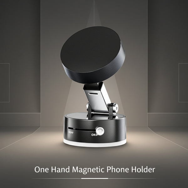 Hands-Free Foldable Magnetic Vacuum  Phone Holder
