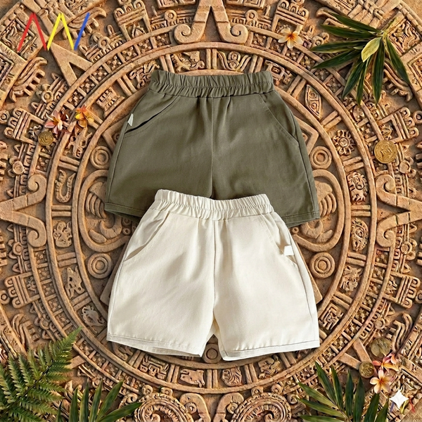 Short de loisirs respirant 100 % coton biologique