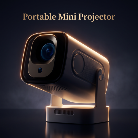 Portable Mini Projector with Autofocus