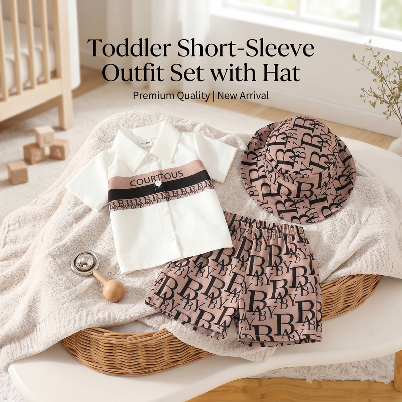 Toddler Top, Shorts & Hat Set