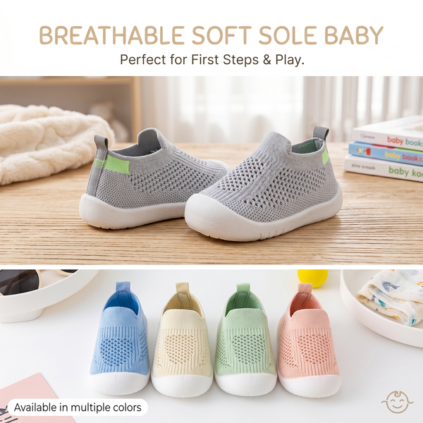 Breathable Soft Sole Baby