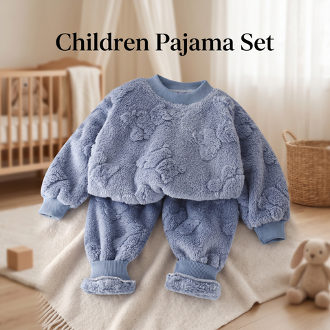 Flannel Pajama Set for Kids