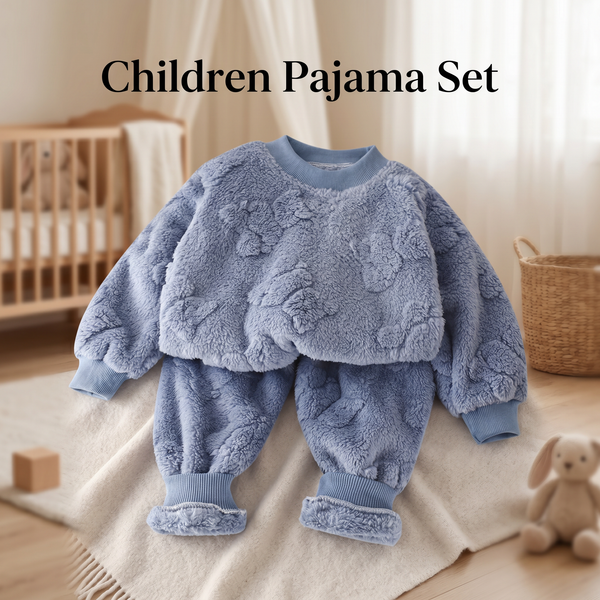 Flannel Pajama Set for Kids