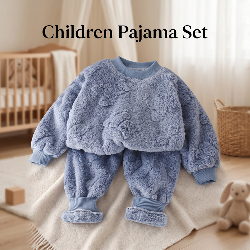 Flannel Pajama Set for Kids