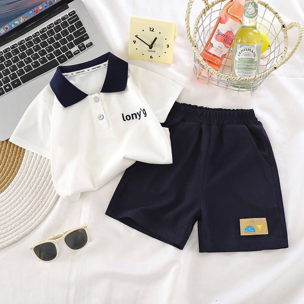 Waffle Knit Tee & Shorts Set