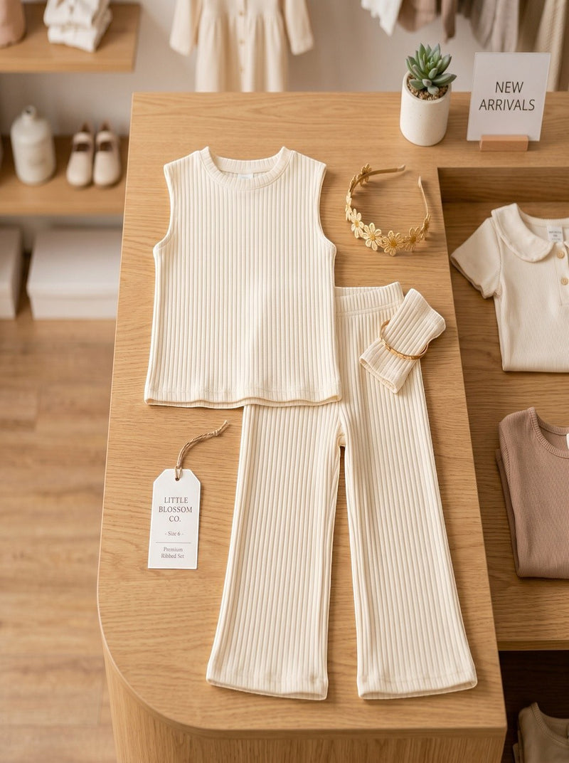 Ice Silk Sleeveless Two-Piece Set