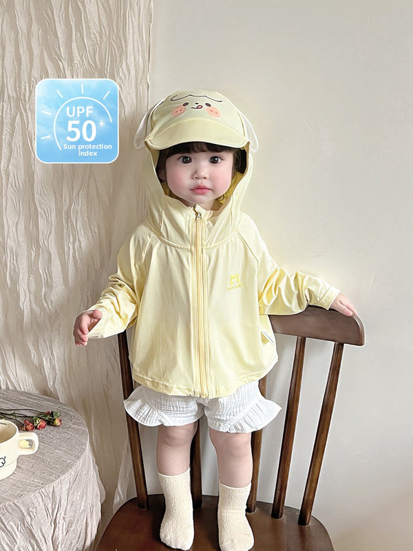 Ice Silk Hooded Sun Jacket